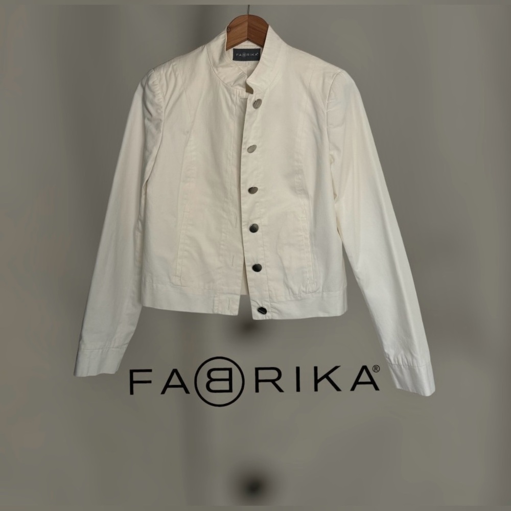 FABRIKA Stand Collar Long Sleeve Jacket - Picture 2 of 13